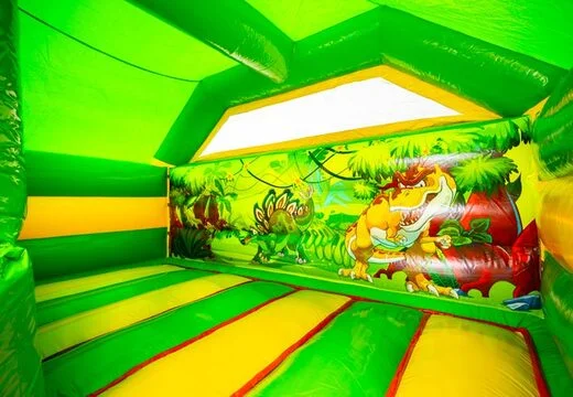 Château Gonflable Double Combo Toboggan Dino vue 6