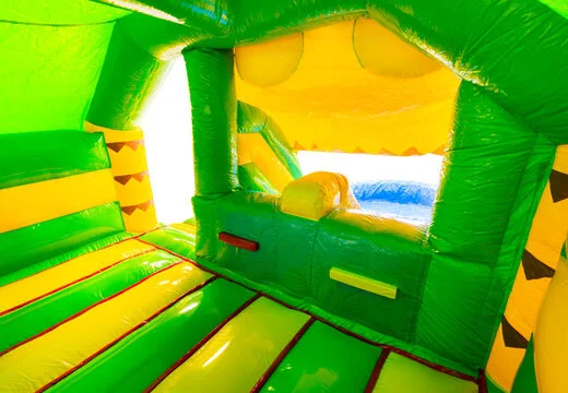 Château Gonflable Double Combo Toboggan Dino vue 7