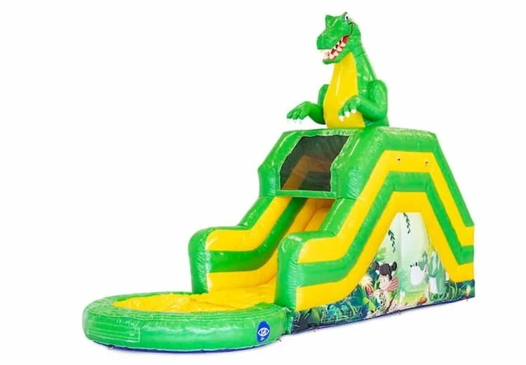 Location Petit Toboggan Gonflable Dino